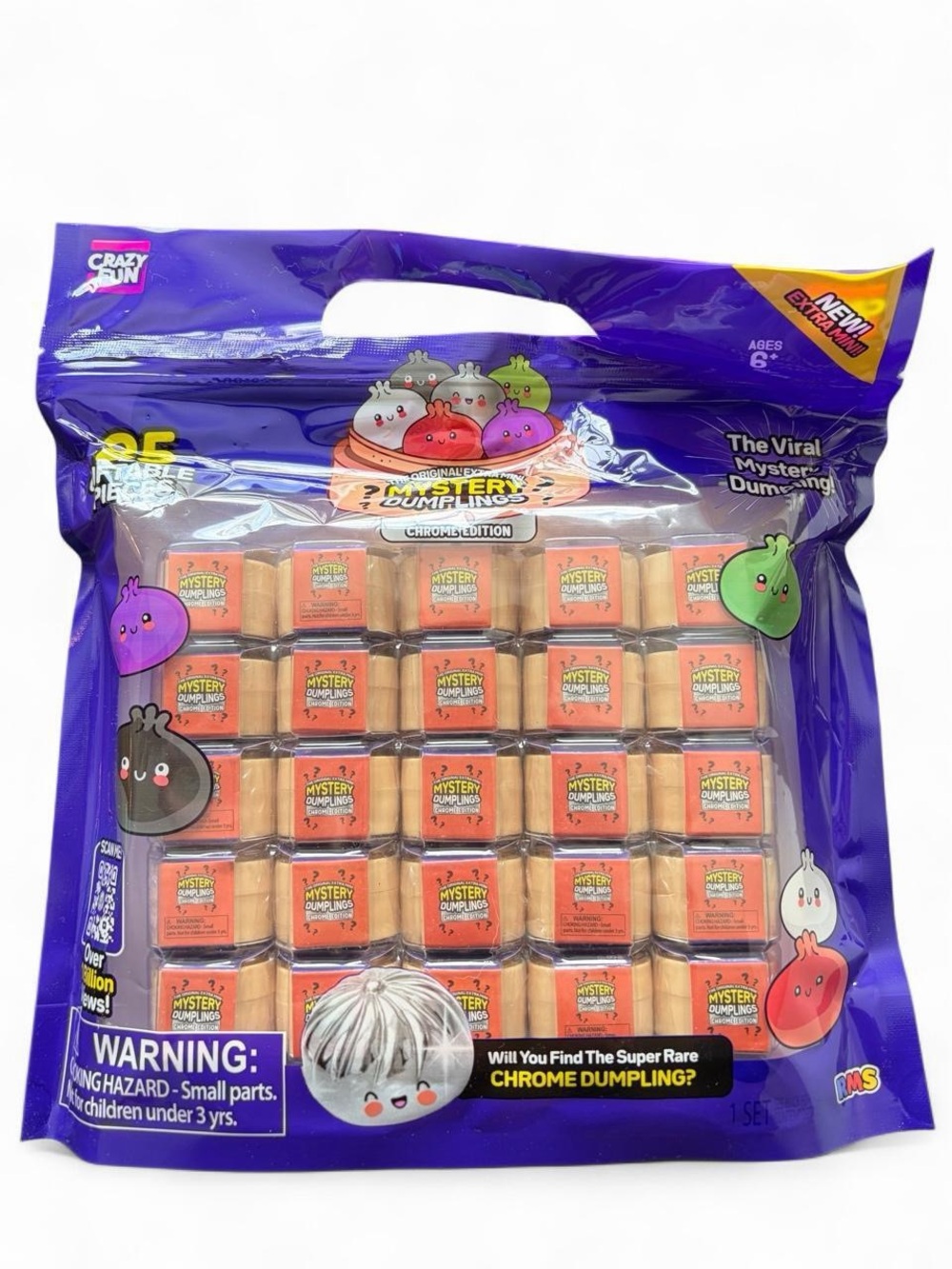 Crazy Fun Mystery Dumplings Chrome Edition (25 pack)